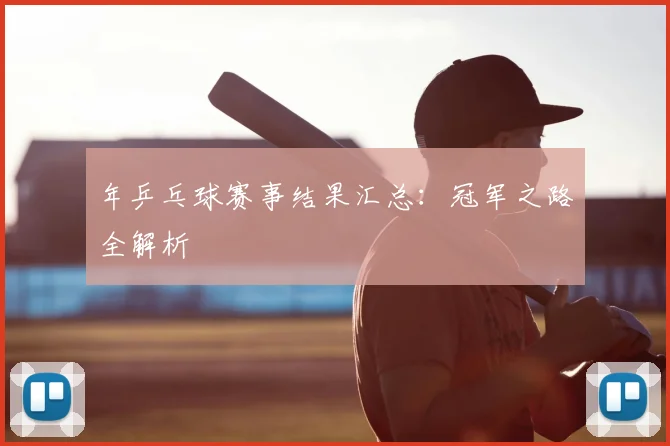 年乒乓球赛事结果汇总：冠军之路全解析